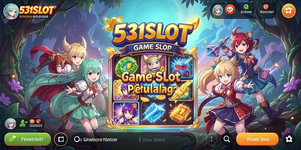 Tampilan gameplay seru dari 531SLOT dengan karakter Anime.
