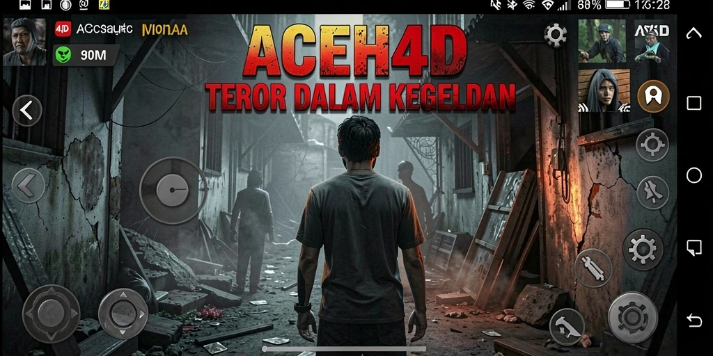 Tampilan gameplay menakutkan dari ACEH4D yang memikat.