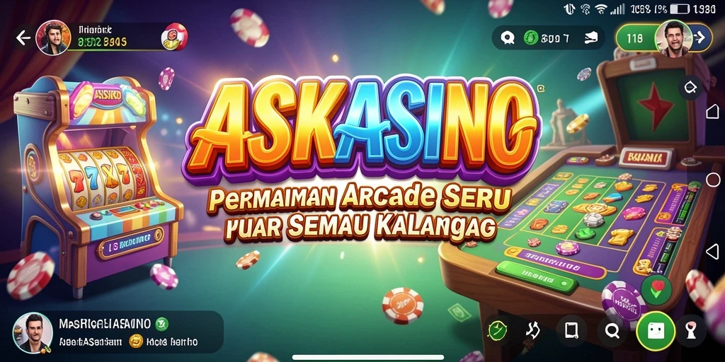 Screenshot gameplay ASKASINO menampilkan aksi seru dan grafik menarik.
