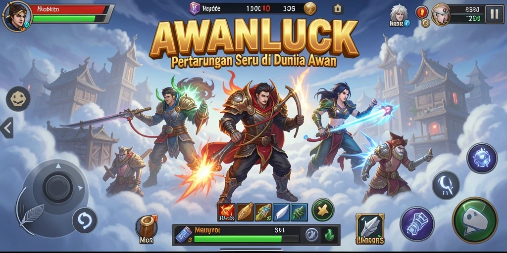 Gameplay Fighting seru dari AWANLUCK dengan aksi menegangkan.