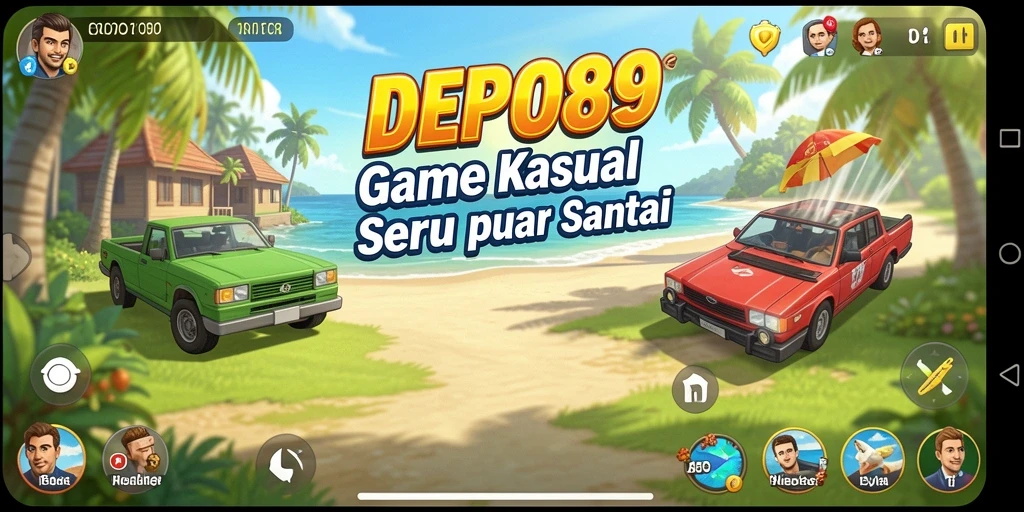 Tampilan gameplay DEPO89 yang penuh warna dan menyenangkan.