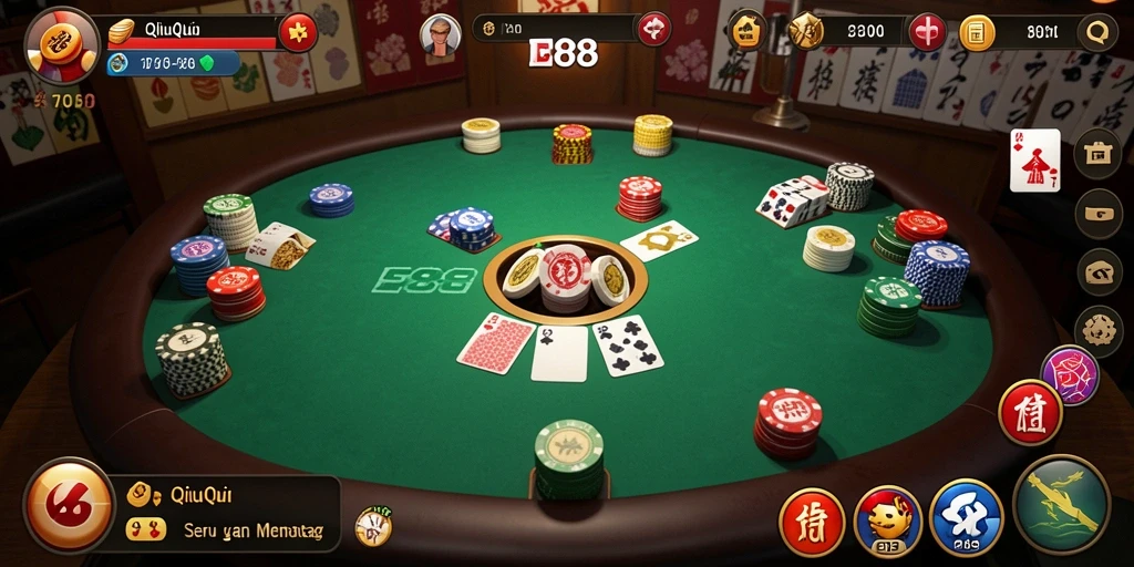 Tampilan gameplay QiuQiu yang menarik dan penuh aksi.