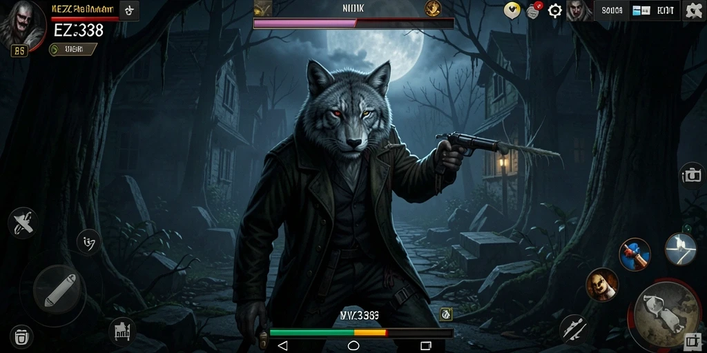 Gameplay menakutkan EZ338 dengan suasana yang mencekam.