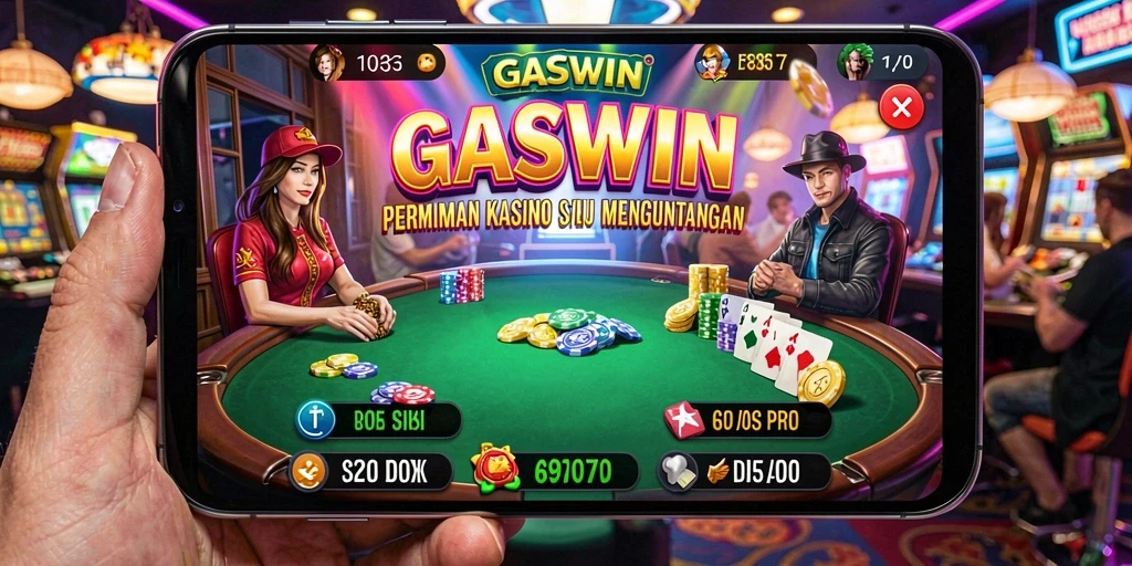 Tampilan gameplay menarik dan seru dari GASWIN.