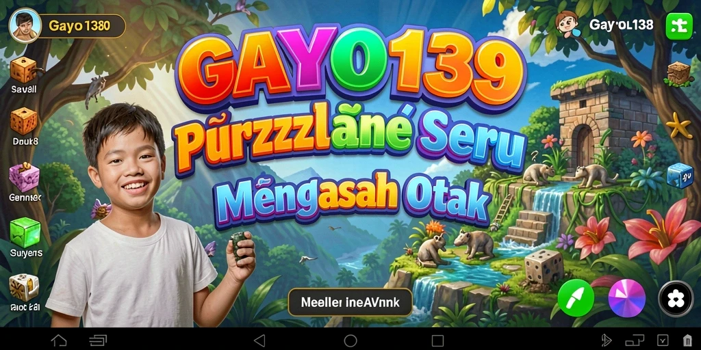 Screenshot utama GAYO138 menampilkan gameplay Puzzle yang menarik.