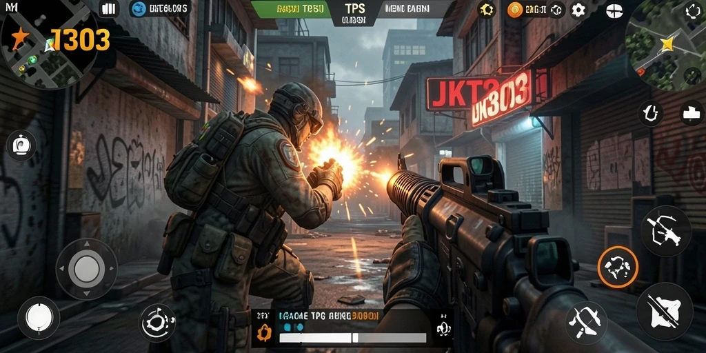Tampilan gameplay JKT303 yang intens dan menarik.