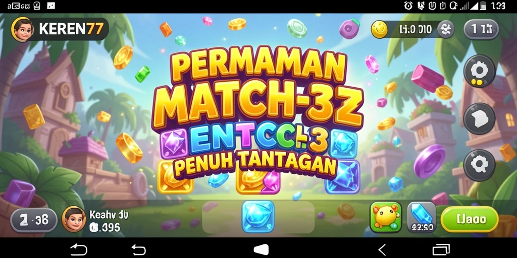 Tampilan gameplay KEREN77 yang menarik dan penuh warna.