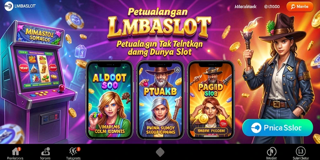 Screenshot gameplay LMBASLOT yang menunjukkan aksi seru dan grafis menawan.