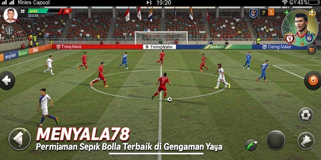 Screenshot gameplay yang mendebarkan dari MENYALA78.
