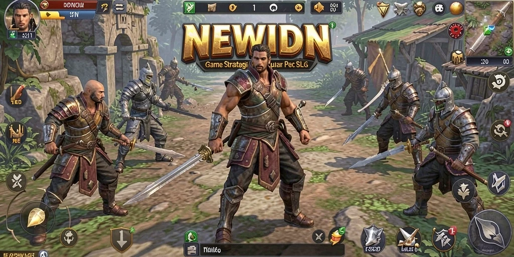 Tangkapan layar gameplay SLG yang mendebarkan dari NEWIDN.