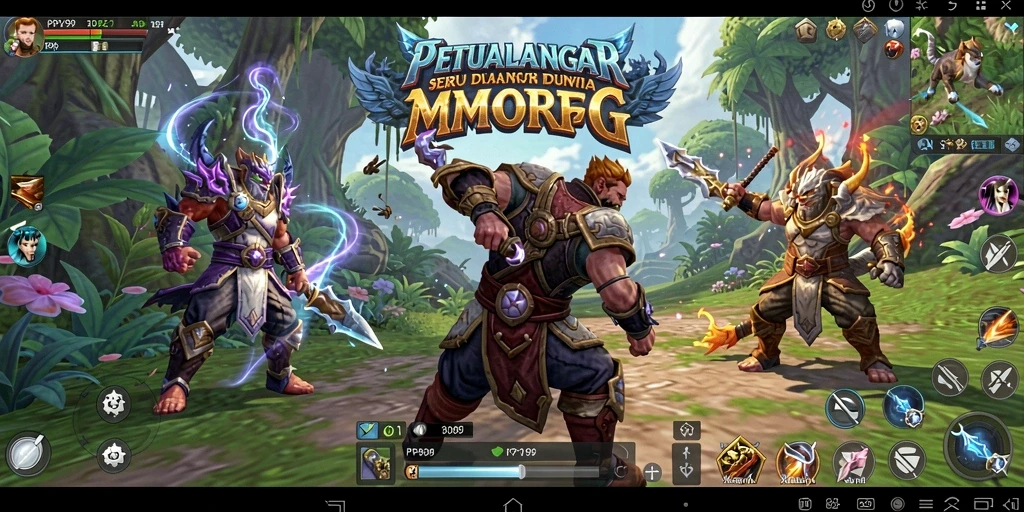 Tampilan gameplay seru dalam PPV99 yang menunjukkan pertarungan epik.