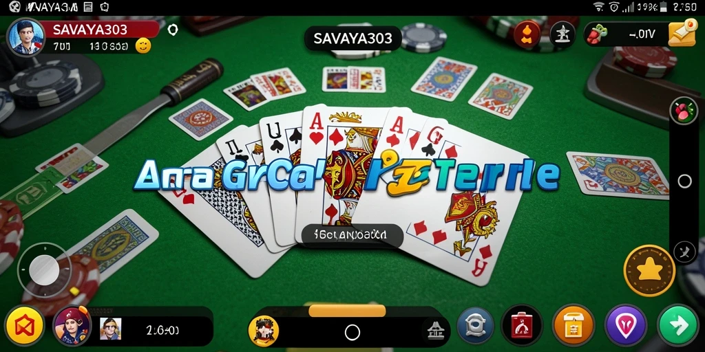 Tampilan gameplay seru Gaple di SAVAYA303