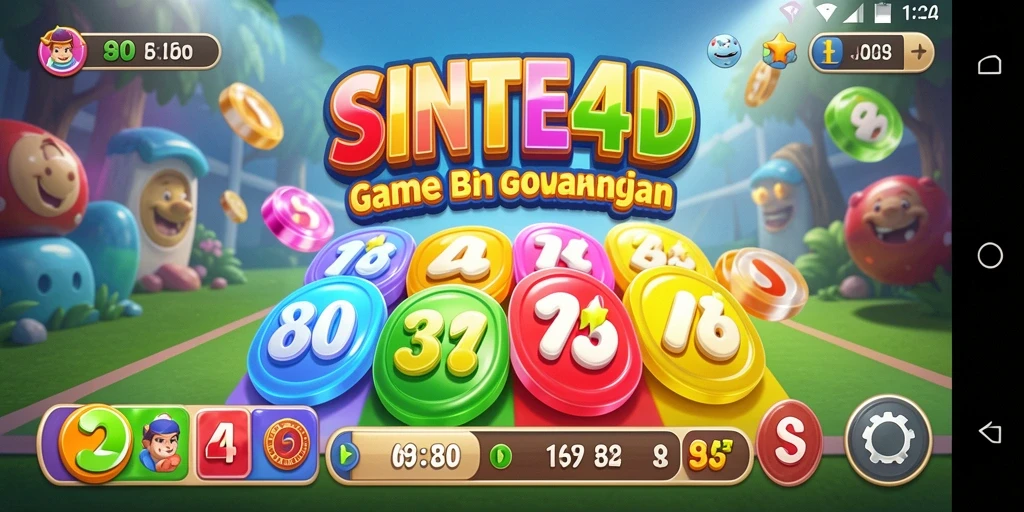 Tampilan gameplay SINTE4D yang menonjolkan keseruan Bingo.